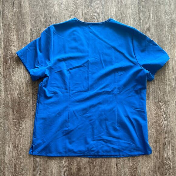 Figs Casma Three-Pocket Scrub Top Royal Blue Size XXL Medical Hospital - Picture 4 of 4